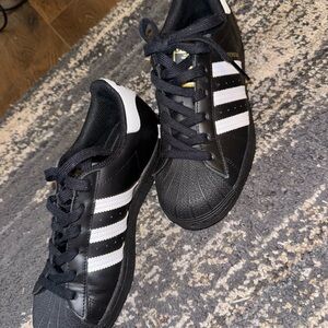 Adidas Black and White Sneakers
